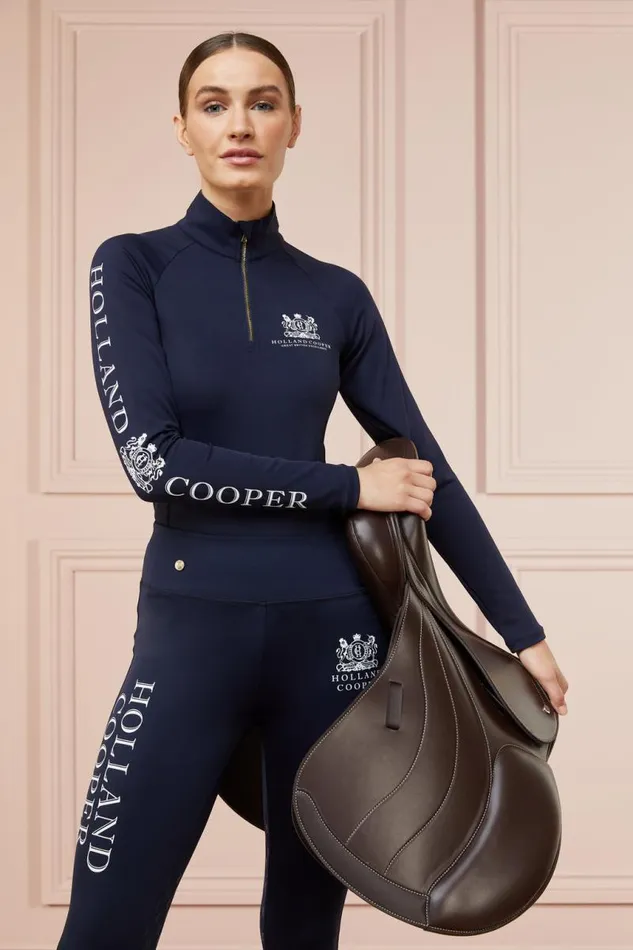 Equestrian Base Layers Holland Cooper Base Layer Ink Navy