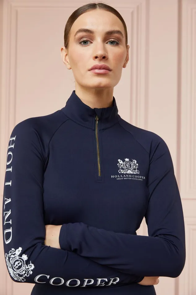 Equestrian Base Layers Holland Cooper Base Layer Ink Navy Equestrian Base Layers Holland Cooper Base Layer Ink Navy