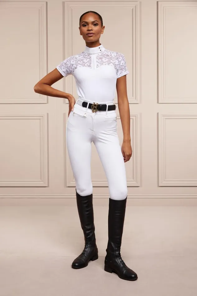 Equestrian Base Layers Holland Cooper Newbury Base Layer White Equestrian Base Layers Holland Cooper Newbury Base Layer White