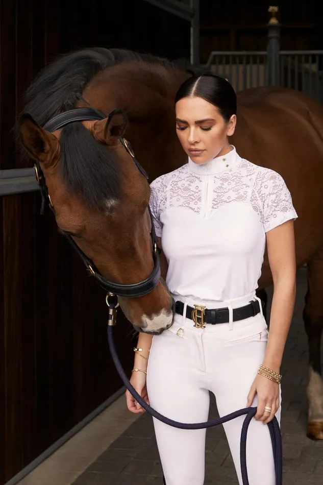 Equestrian Base Layers Holland Cooper Newbury Base Layer White Equestrian Base Layers Holland Cooper Newbury Base Layer White