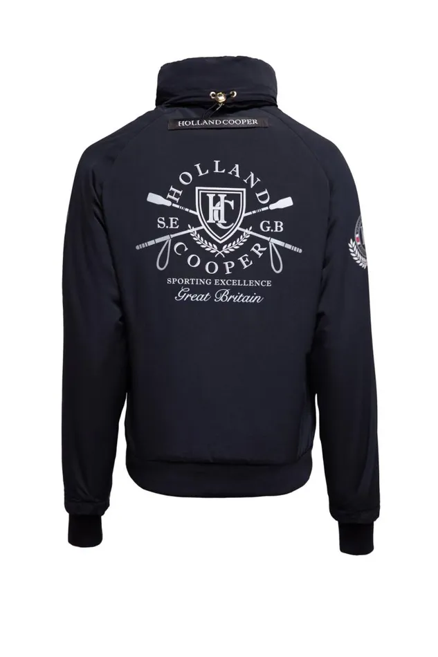 Equestrian Jackets Holland Cooper Team Waterproof Jacket Ink Navy Silver Equestrian Jackets Holland Cooper Team Waterproof Jacket Ink Navy Silver