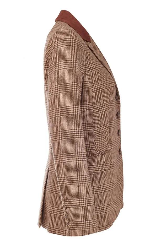 Equestrian Jackets Holland Cooper Tweed Riding Jacket Tawny Brown