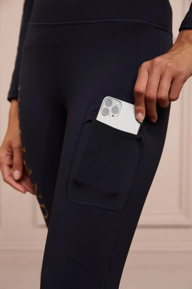 Equestrian Leggings Holland Cooper Halcot Thermal Legging Ink Navy Equestrian Leggings Holland Cooper Halcot Thermal Legging Ink Navy