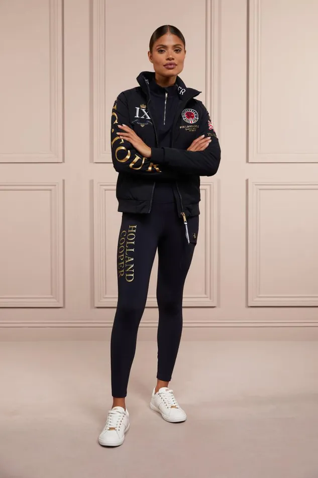 Equestrian Leggings Holland Cooper Halcot Thermal Legging Ink Navy Equestrian Leggings Holland Cooper Halcot Thermal Legging Ink Navy