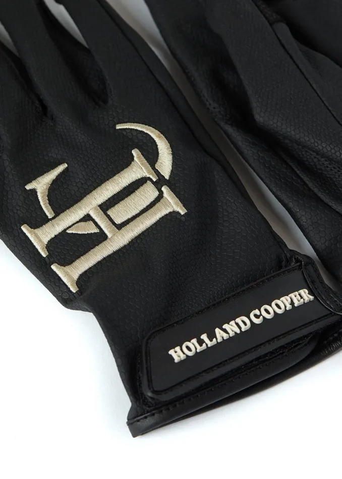 Equestrian Riding Gloves Holland Cooper Burghley Riding Gloves Black Equestrian Riding Gloves Holland Cooper Burghley Riding Gloves Black