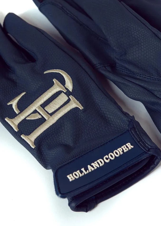 Equestrian Riding Gloves Holland Cooper Burghley Riding Gloves Ink Navy Equestrian Riding Gloves Holland Cooper Burghley Riding Gloves Ink Navy