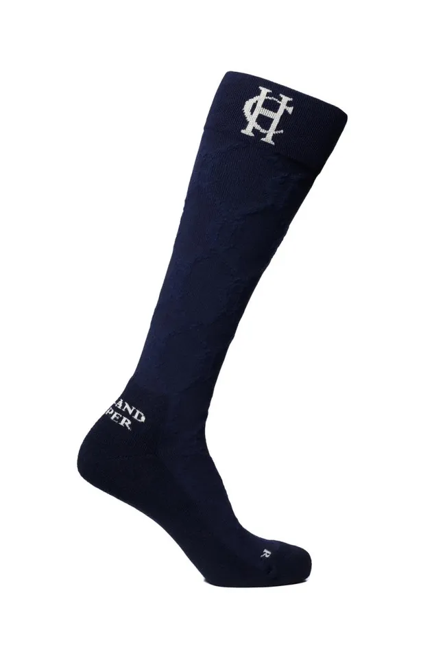 Equestrian Riding Socks Holland Cooper Riding Sock Ink Navy