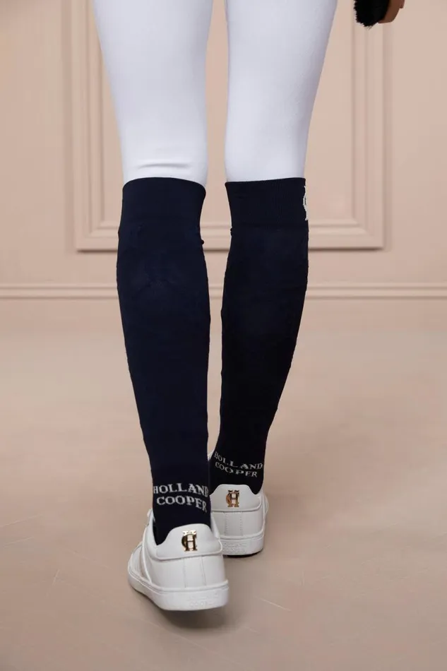 Equestrian Riding Socks Holland Cooper Riding Sock Ink Navy