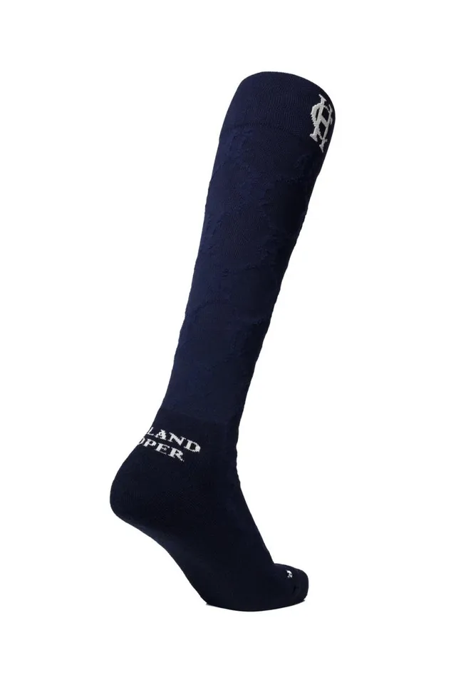 Equestrian Riding Socks Holland Cooper Riding Sock Ink Navy