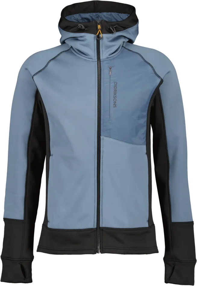 Eros Jacket True Blue Men Didriksons Fleece and Midlayers