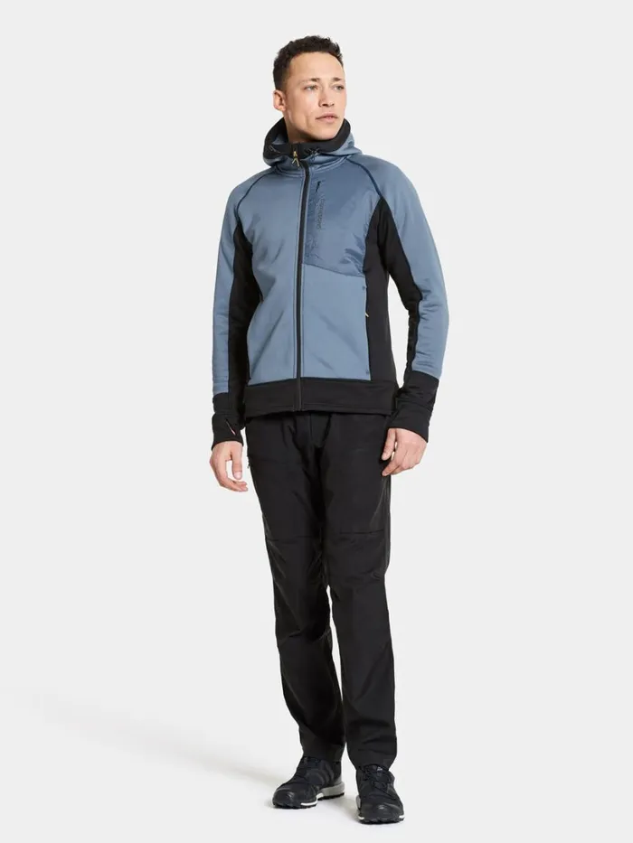 Eros Jacket True Blue Men Didriksons Fleece and Midlayers
