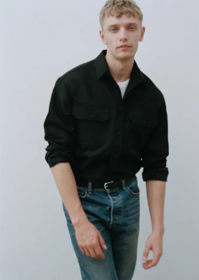 EVANDER SHIRT Midnight Men Nili Lotan Shirts