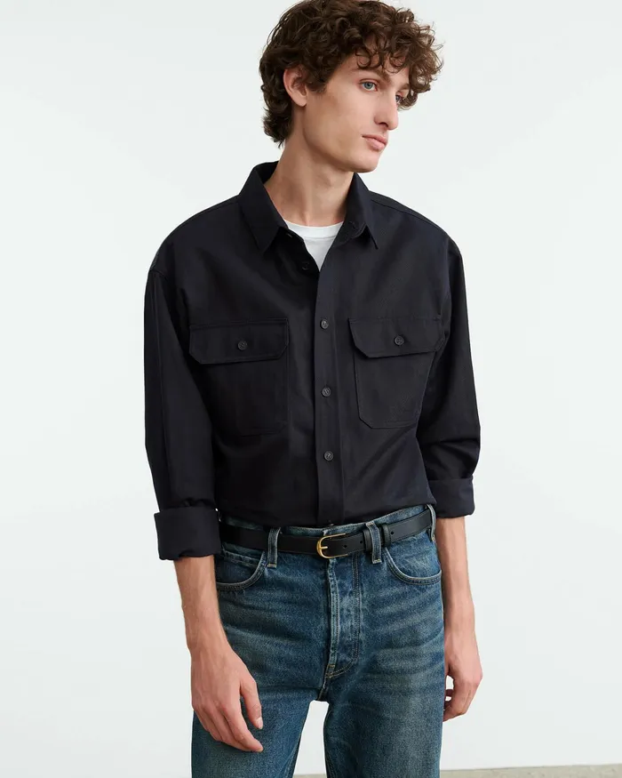 EVANDER SHIRT Midnight Men Nili Lotan Shirts