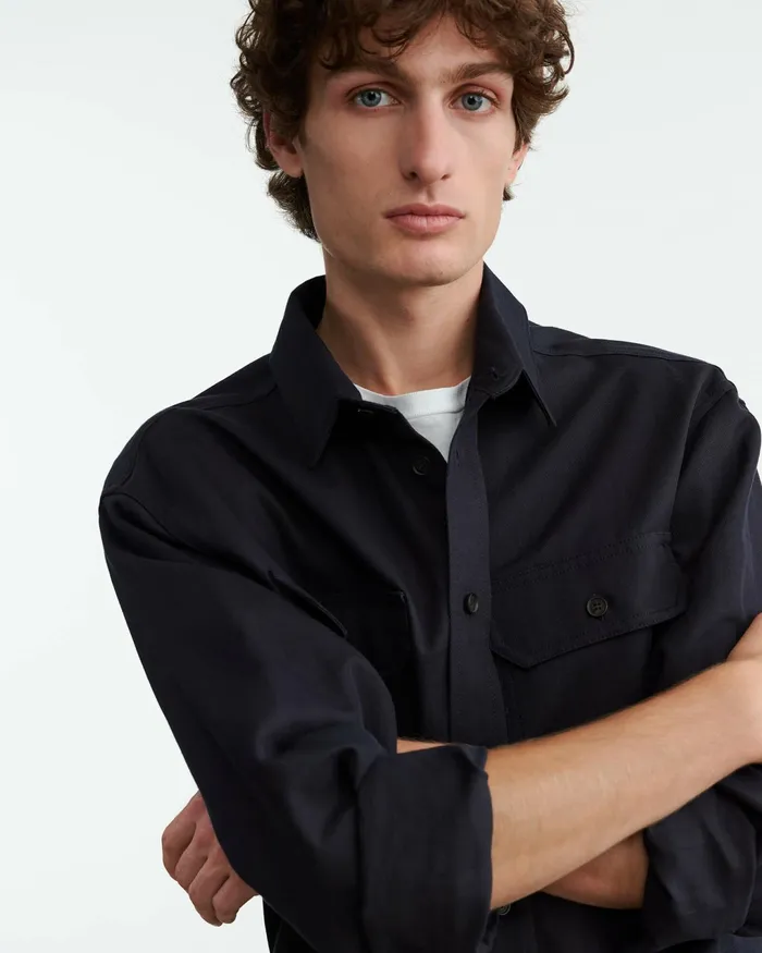 EVANDER SHIRT Midnight Men Nili Lotan Shirts
