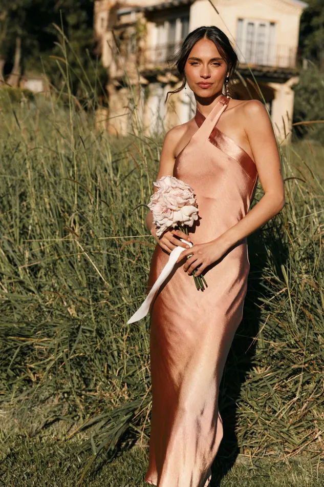Event Dresses Grasie Midi Dress Bronze Petal and Pup Women