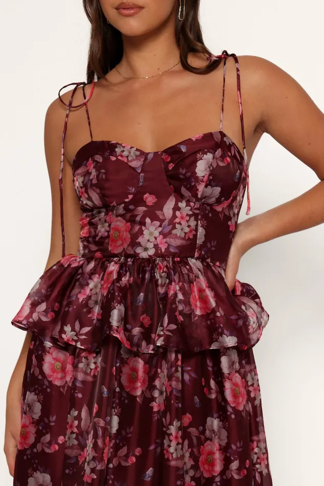 Event Dresses Women Petal and Pup Mazy Midi Dress PurpleMagenta