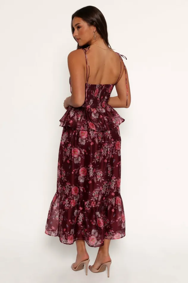 Event Dresses Women Petal and Pup Mazy Midi Dress PurpleMagenta