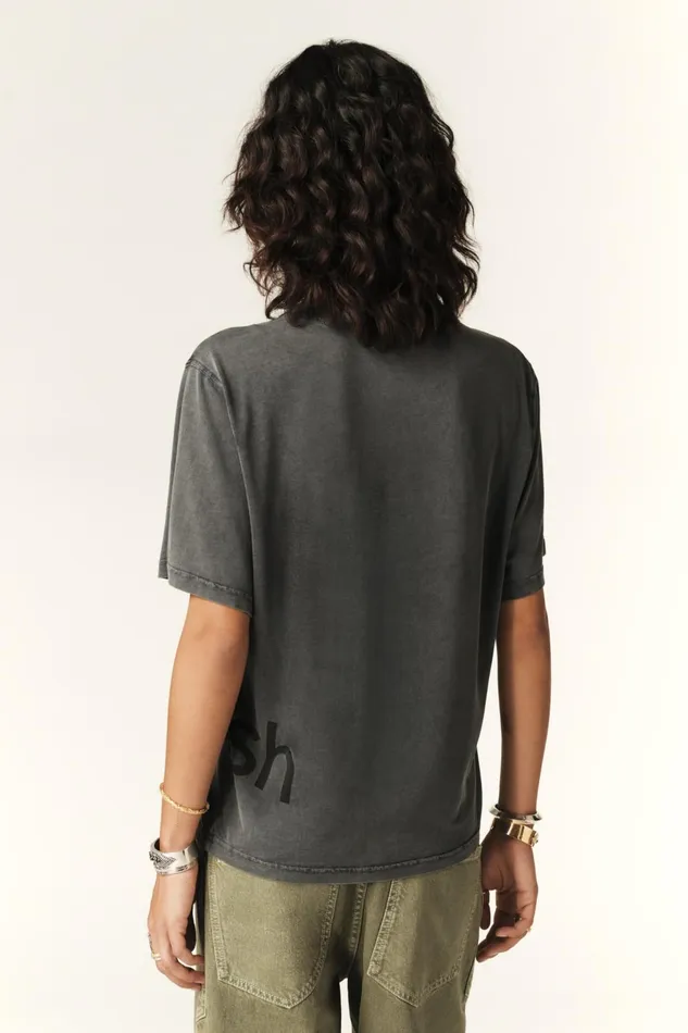 Faded TShirt Benjamin Gray Women Baandsh TShirts and Tank Tops