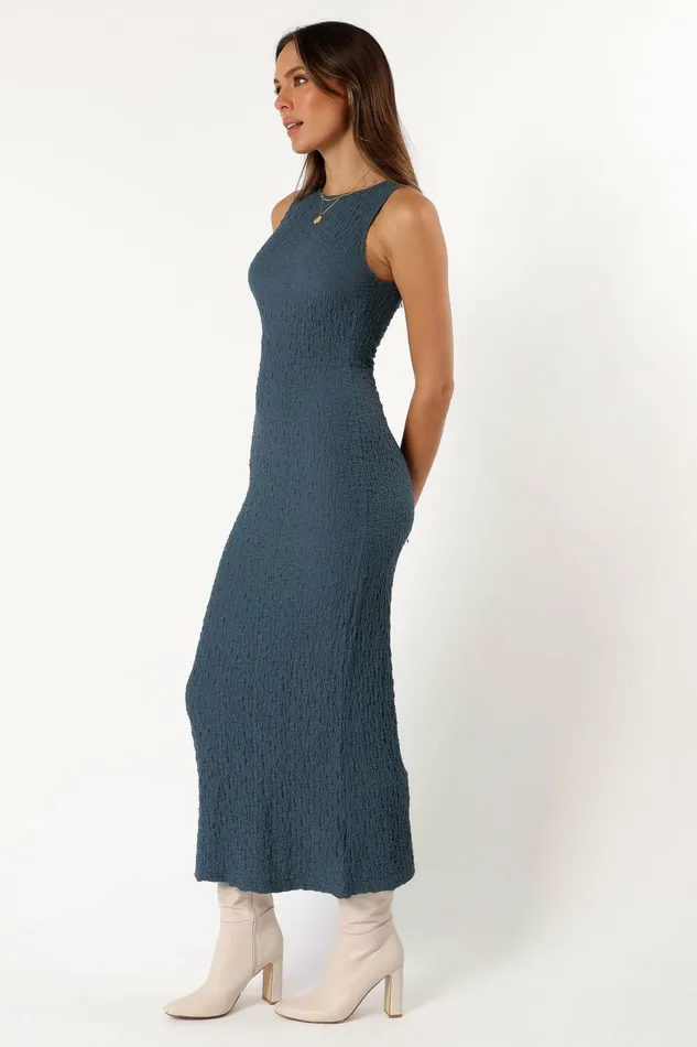 Fall Dresses Petal and Pup Women Clark Maxi Dress Charcoal
