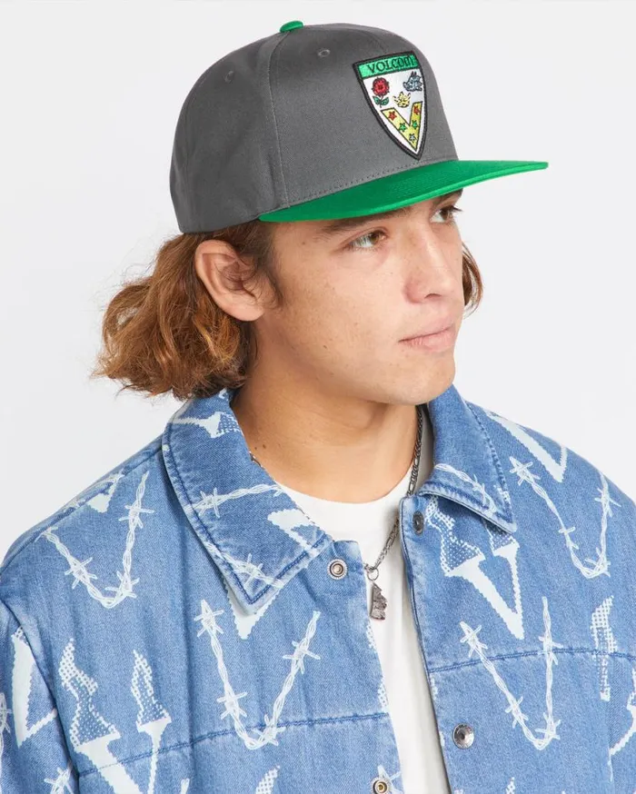 Fergadelic Adjustable Hat 8211 Dark Grey Mens Volcom Accessories