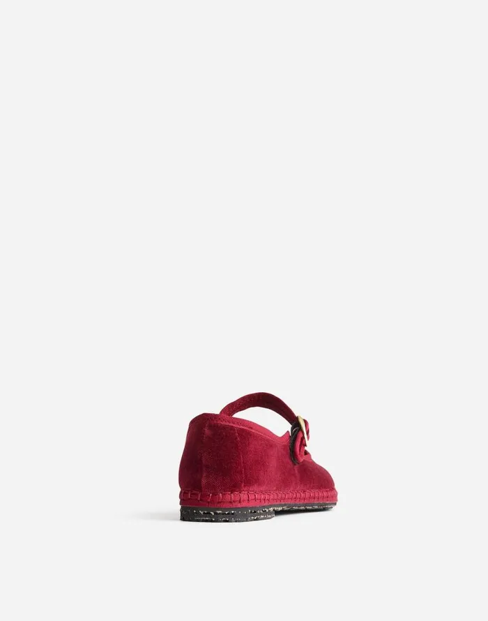 Flats and Loafers Women Madewell FlabelUS Lucrecia Mary Janes Burgundy