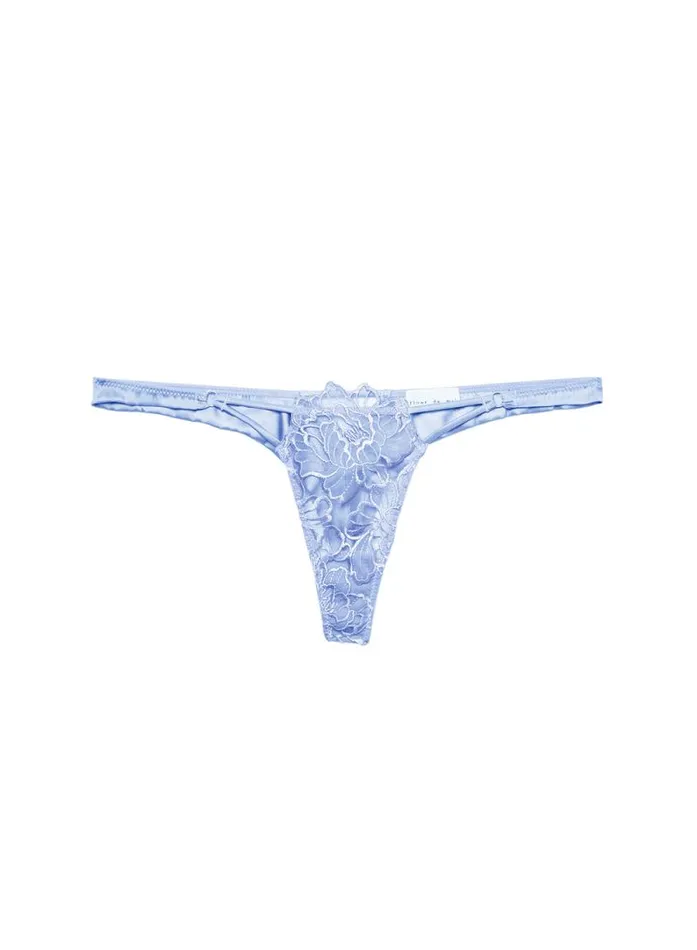 Fleur Du Mal Bridal Whitney Embroidery Thong Horizon 8211 Women Fleur Du Mal Bridal Whitney Embroidery Thong Horizon 8211 Women