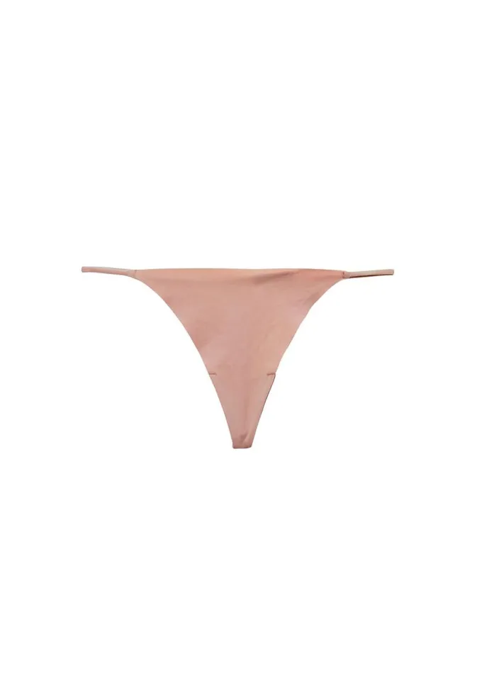 Fleur Du Mal Essentials Panties Le Stretch Micro VString Tan 8211 Women