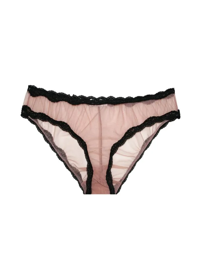 Fleur Du Mal Essentials Panties Sheer Tulle Bikini 8211 Women Fleur Du Mal Essentials Panties Sheer Tulle Bikini 8211 Women