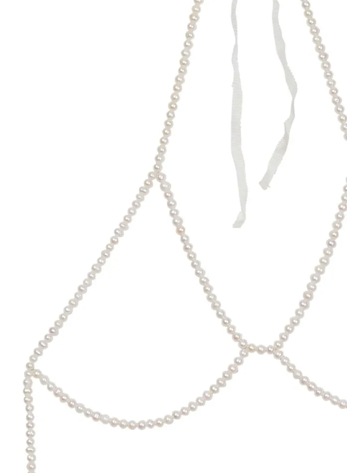 Fleur Du Mal Pleasure Pearl Framed Bra Ivory 8211 Women Fleur Du Mal Pleasure Pearl Framed Bra Ivory 8211 Women