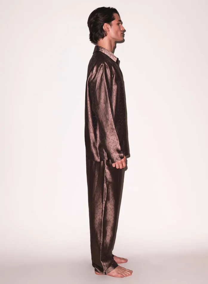 Fleur Du Mal Sleepwear Men039s Jacquard PJ Top Shroom 8211 Women Fleur Du Mal Sleepwear Men039s Jacquard PJ Top Shroom 8211 Women