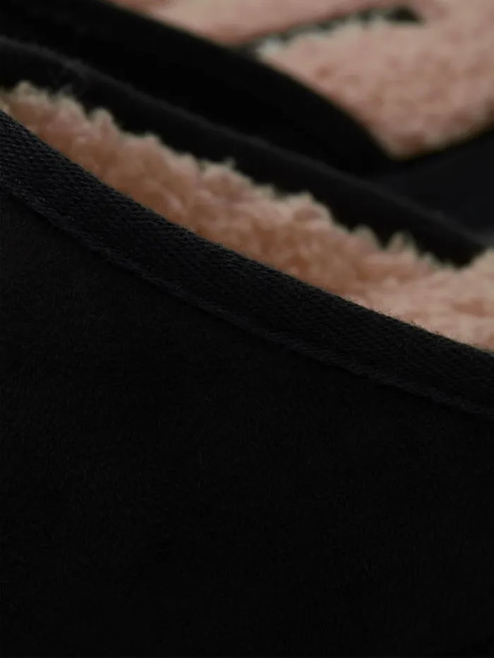 Flip Flops and Sandals JACK and JONES Mens MICROFIBER SLIPPERS Black Black Popular