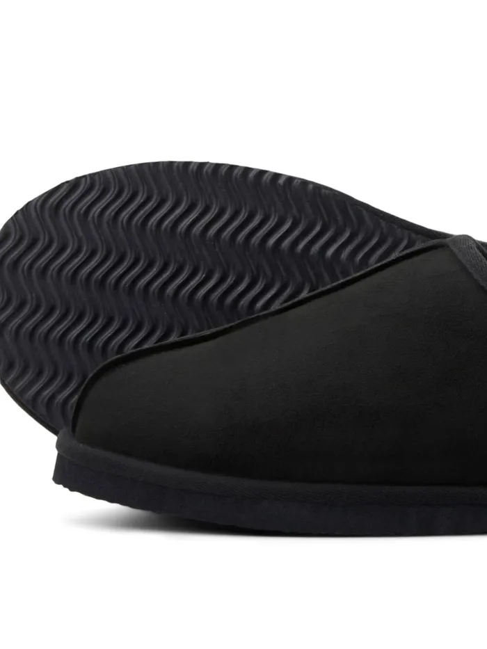 Flip Flops and Sandals JACK and JONES Mens MICROFIBER SLIPPERS Black Black Popular