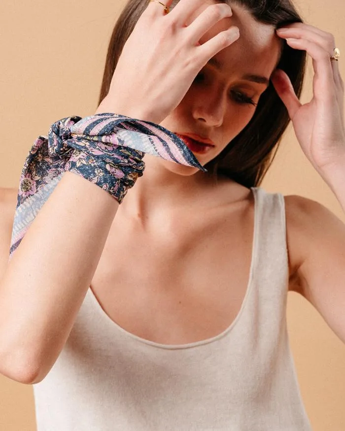 FOULARD MARINE MUESLI Shop Grace and Mila Scarf