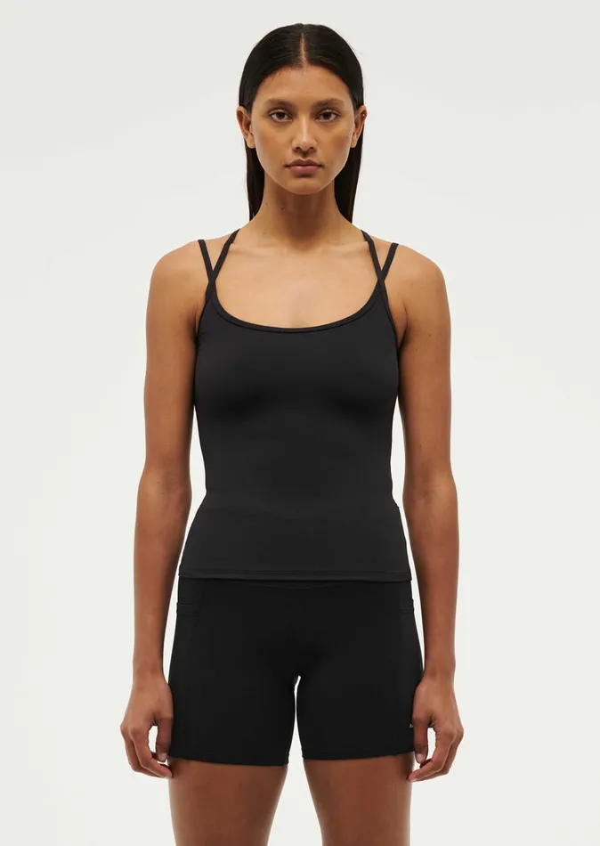 FOUNDATION TANK IN BLACK Baseline PE Nation Women