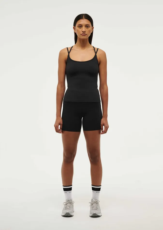 FOUNDATION TANK IN BLACK Baseline PE Nation Women