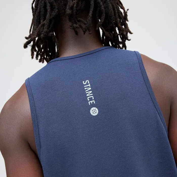 Fragment Performance Tank Top With Freshtek Darknavy Men Stance Shirts and Tees