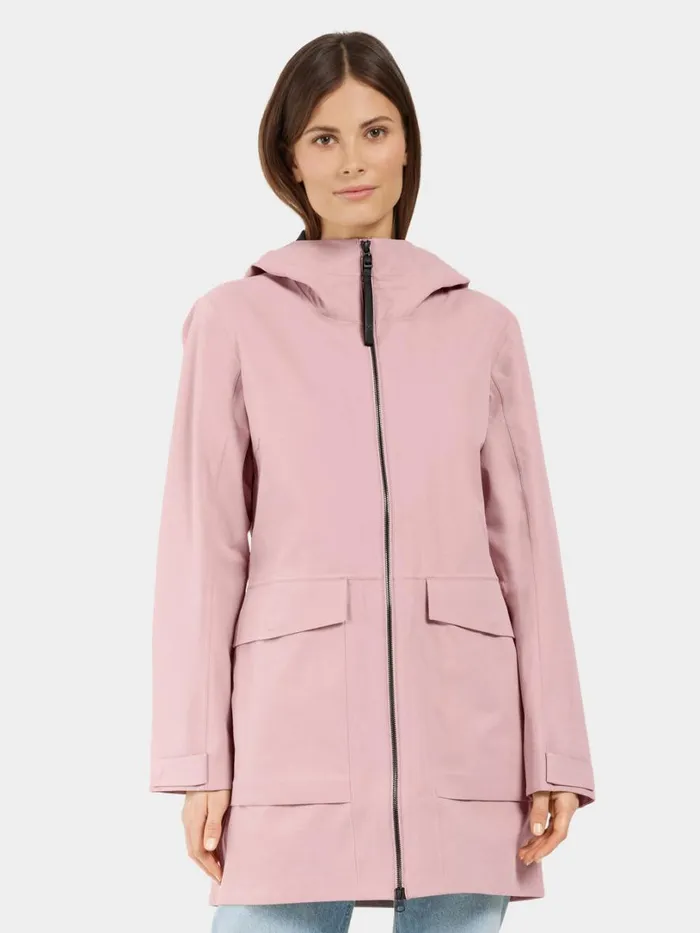 Fredrika Parka Oyster Lilac Women Didriksons Spring Jackets