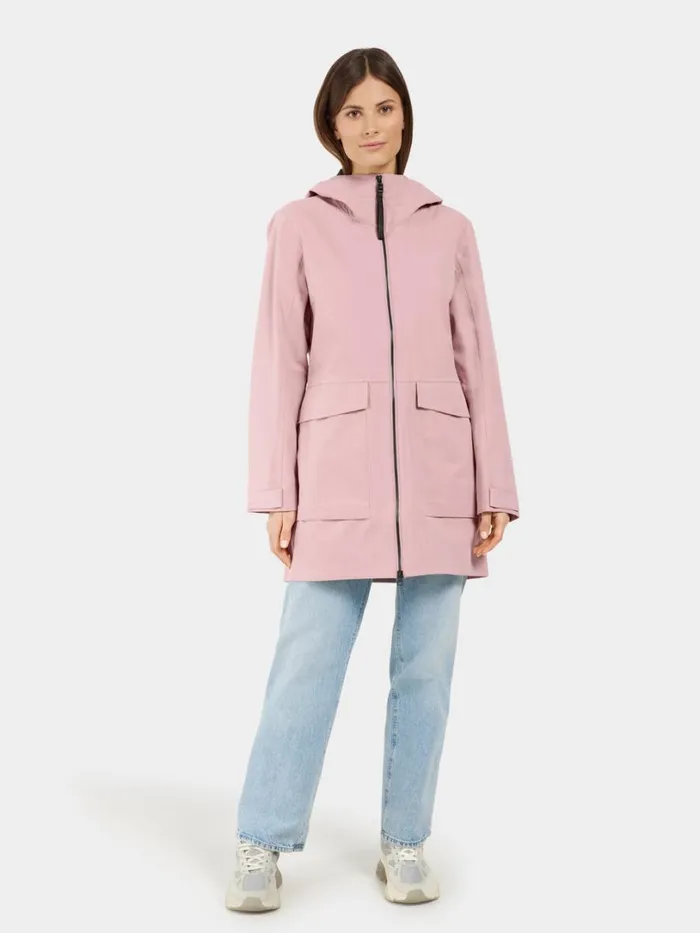Fredrika Parka Oyster Lilac Women Didriksons Spring Jackets