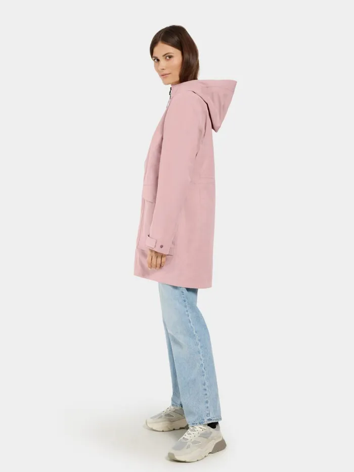 Fredrika Parka Oyster Lilac Women Didriksons Spring Jackets
