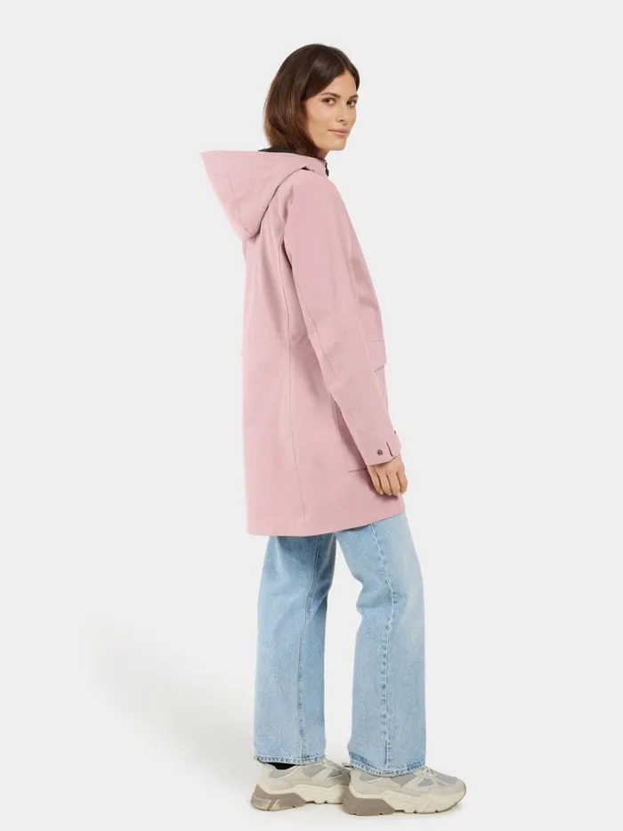 Fredrika Parka Oyster Lilac Women Didriksons Spring Jackets