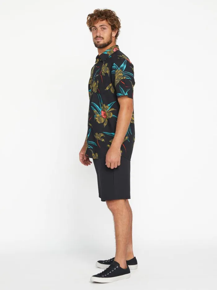 Frickin Cross Shred Shorts 8211 Black Mens Volcom Golf