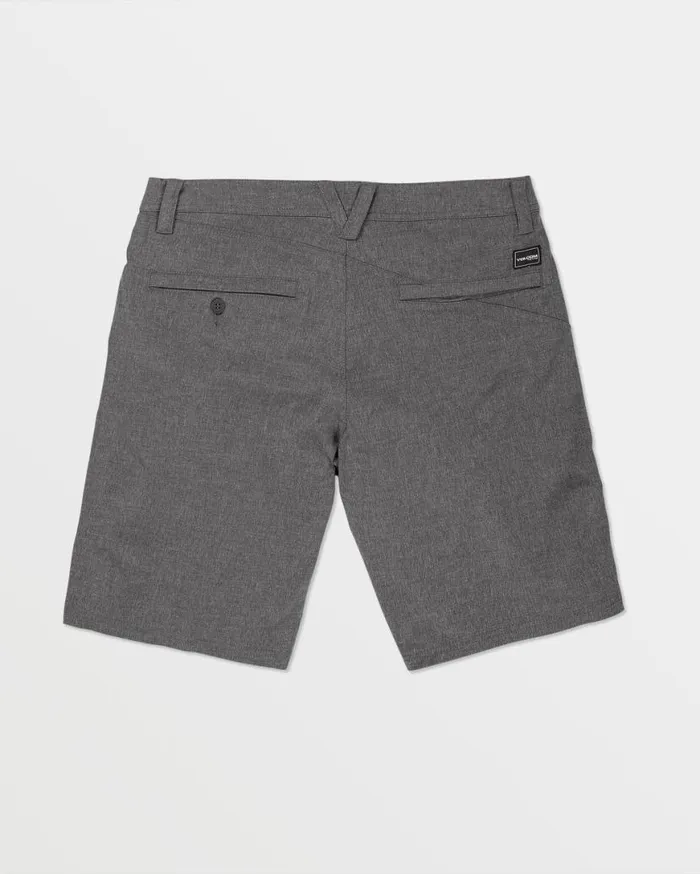 Frickin Cross Shred Static Shorts 8211 Charcoal Heather Mens Volcom Shorts