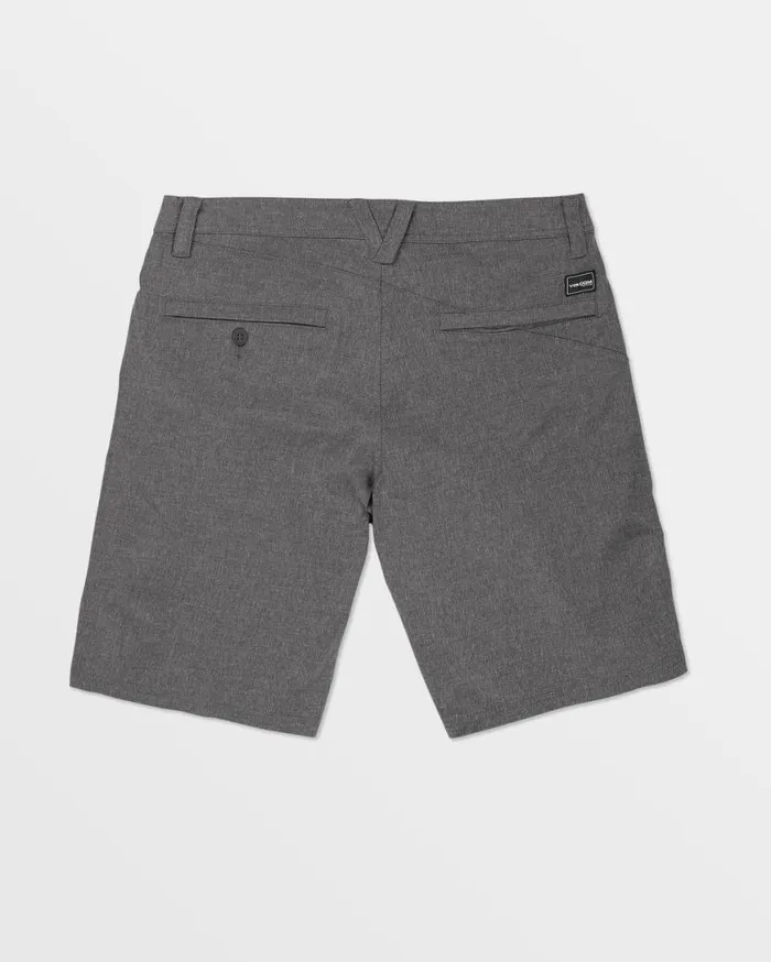 Frickin Cross Shred Static Shorts 8211 Charcoal Heather Mens Volcom Shorts