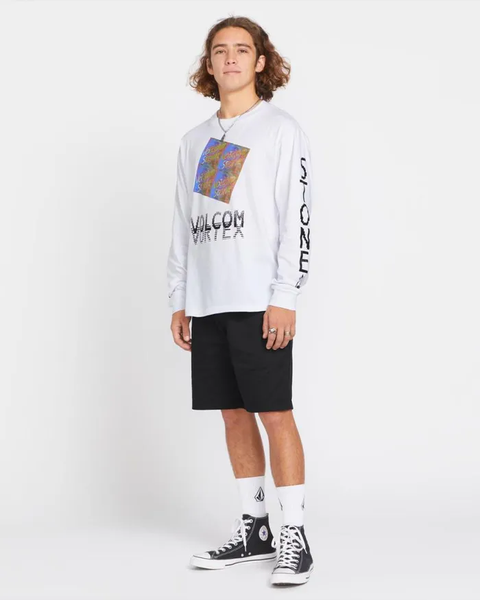 Frickin Elastic Waist Shorts 8211 Black Mens Volcom Shorts