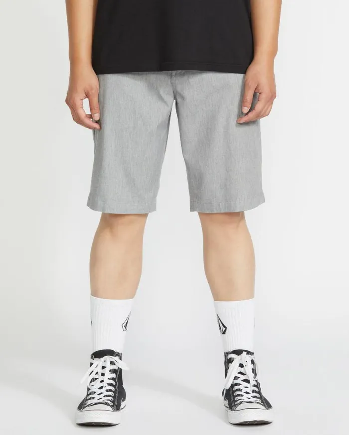 Frickin Modern Stretch Shorts 8211 Grey Mens Volcom Shorts