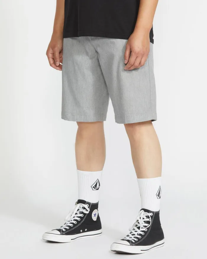 Frickin Modern Stretch Shorts 8211 Grey Mens Volcom Shorts