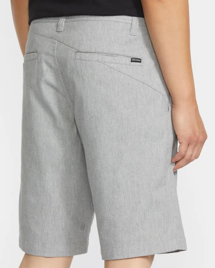 Frickin Modern Stretch Shorts 8211 Grey Mens Volcom Shorts