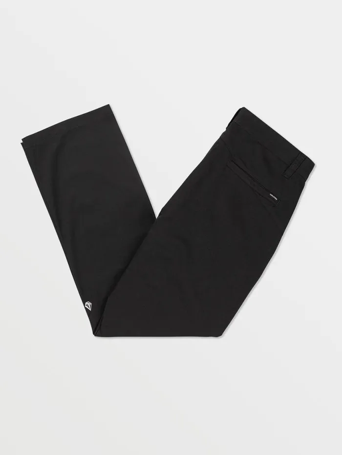 Frickin Regular Stretch Chino Pants 8211 Black Mens Volcom Pants