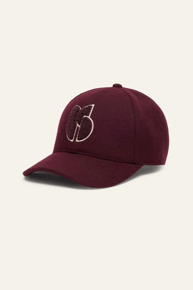 Front Pattern Cap Hugo Blue Women Baandsh Hats