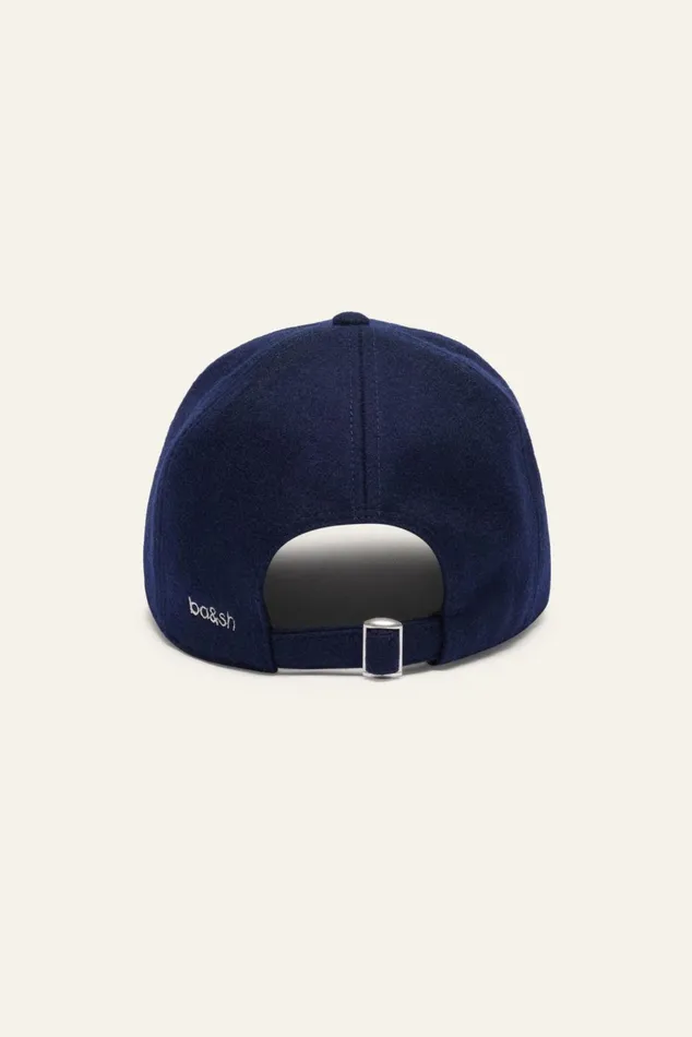Front Pattern Cap Hugo Blue Women Baandsh Hats